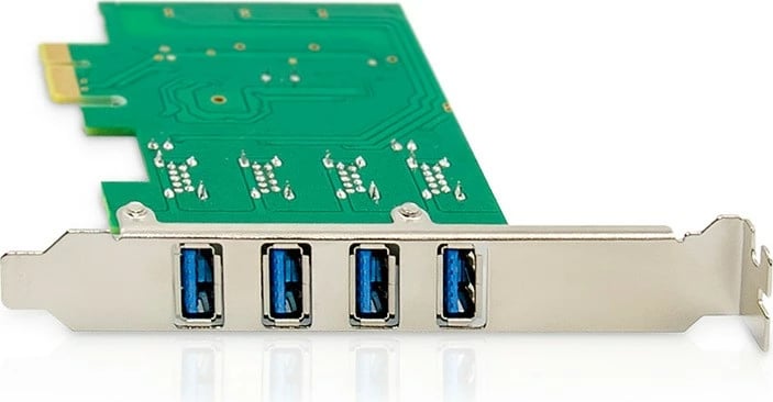 Kasë zgjerimi Digitus DS-30226, 4x USB 3.0, PCI Express, Low Profile