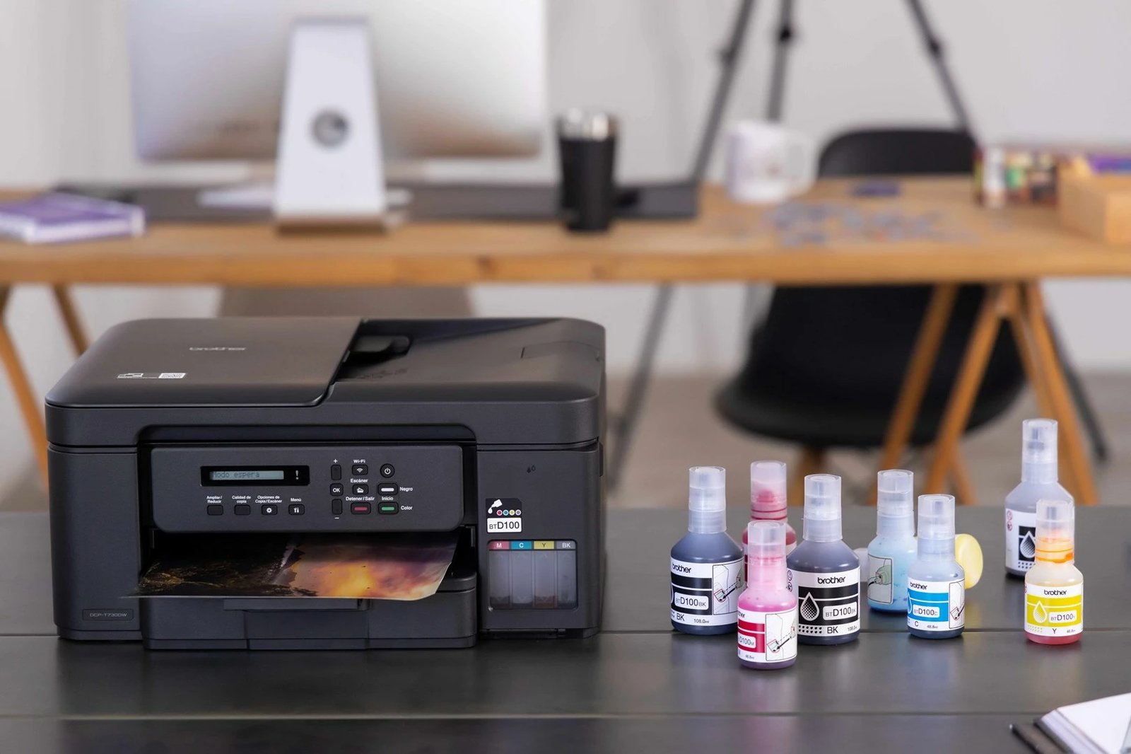Printer multifunksional Brother DCP-T730DW, Inkjet, A4, Wi-Fi, i zi