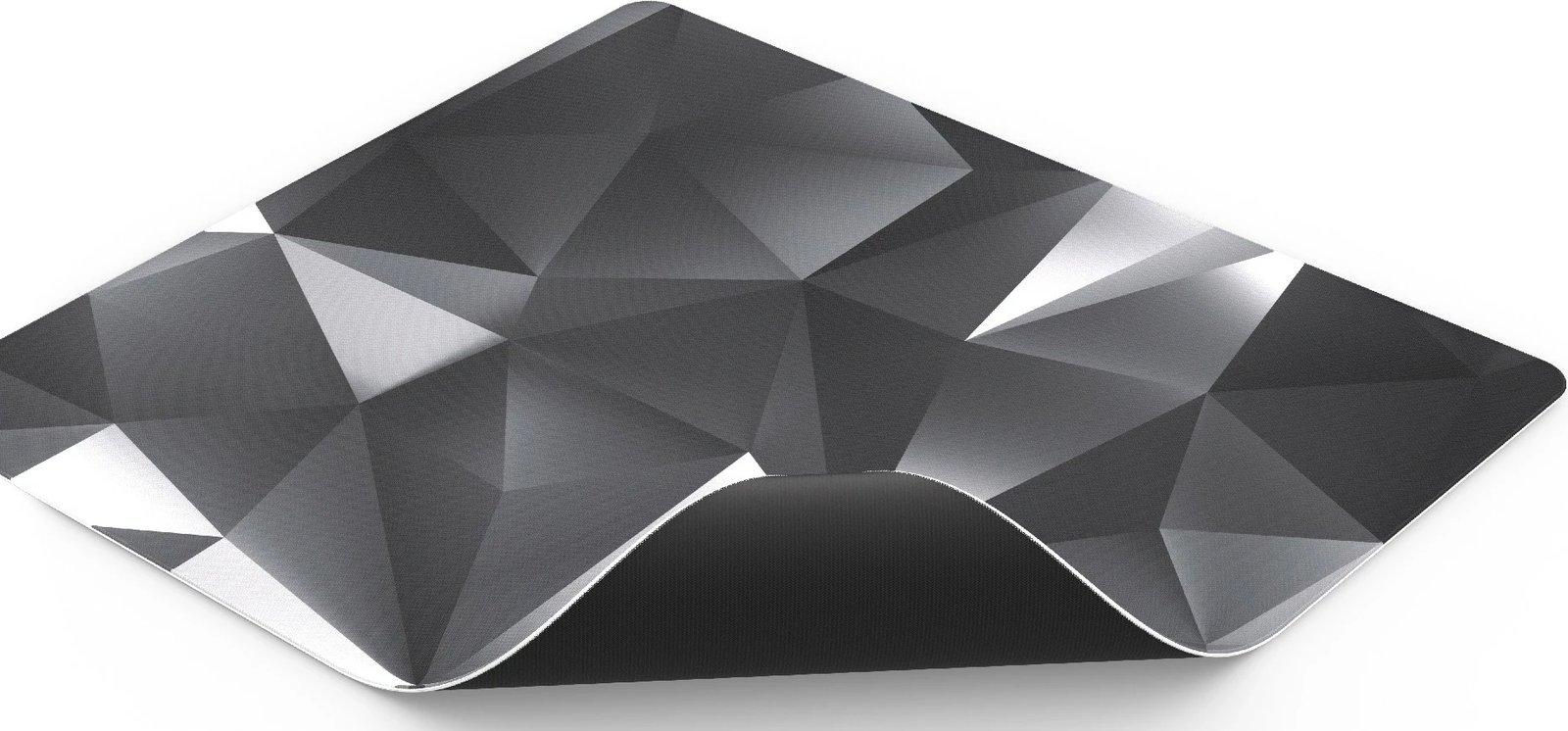 Mauspad Endorfy Crystal Black L, zi/gri