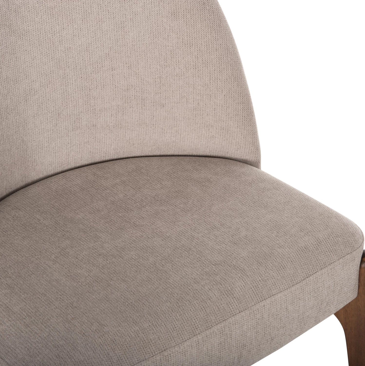 Karrige ngrënieje RAMMER FH9744.02 dru gome, ngjyrë arre, pëlhurë ecru, 57x55x86H cm., set prej 2 copë