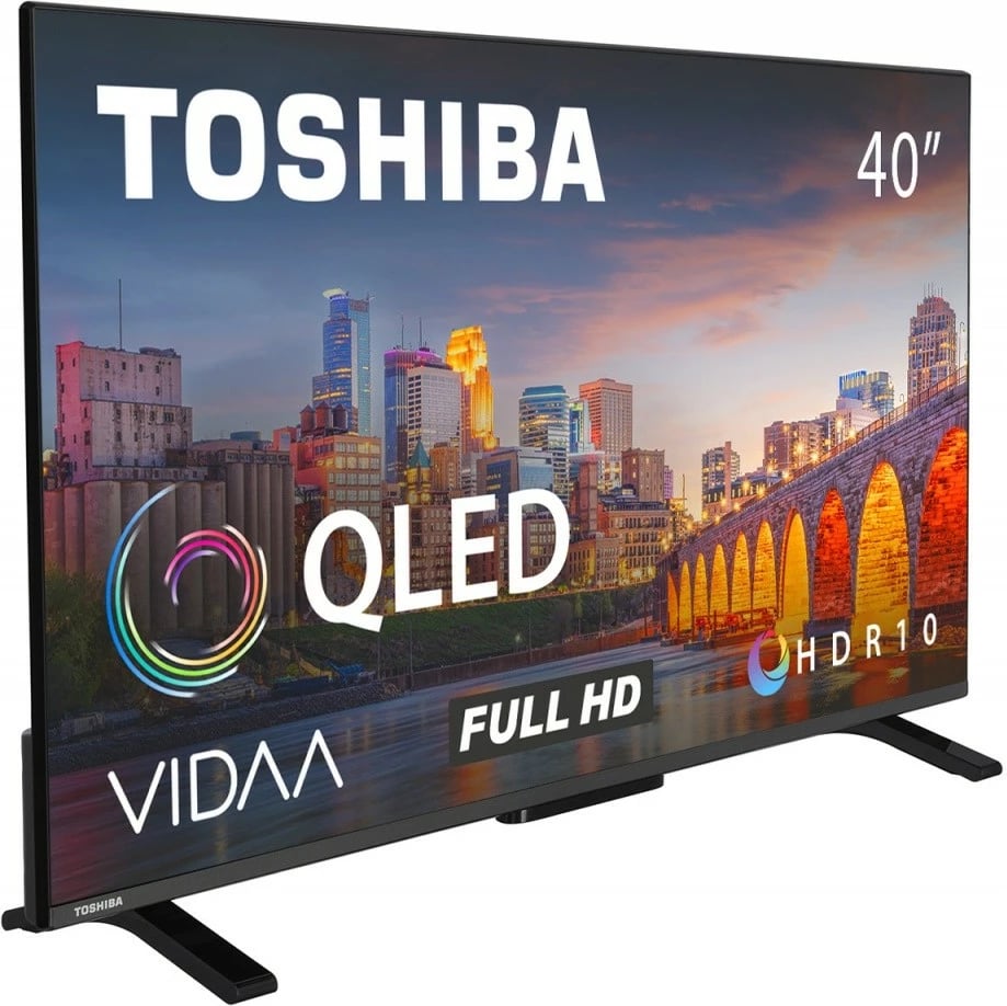 Televizor Toshiba QLED 40QV2F63DG, 40 inç, Full HD, Smart TV, i zi