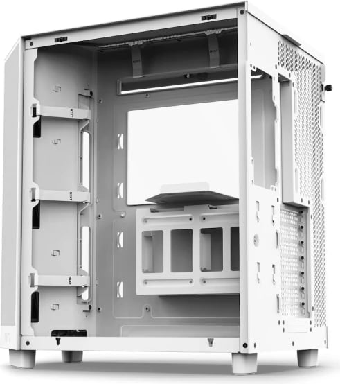 Kasë kompjuteri NZXT H6 Flow RGB (CC-H61FW-R1), e bardhë