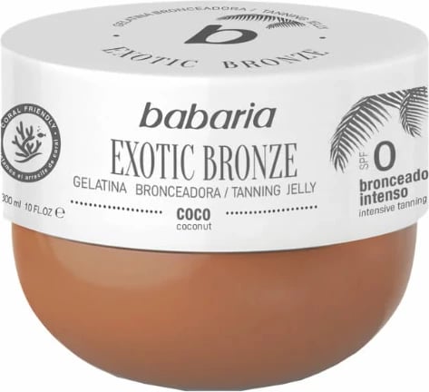 Xhel për nxirje Babaria Exotic Bronze kokos 300ml