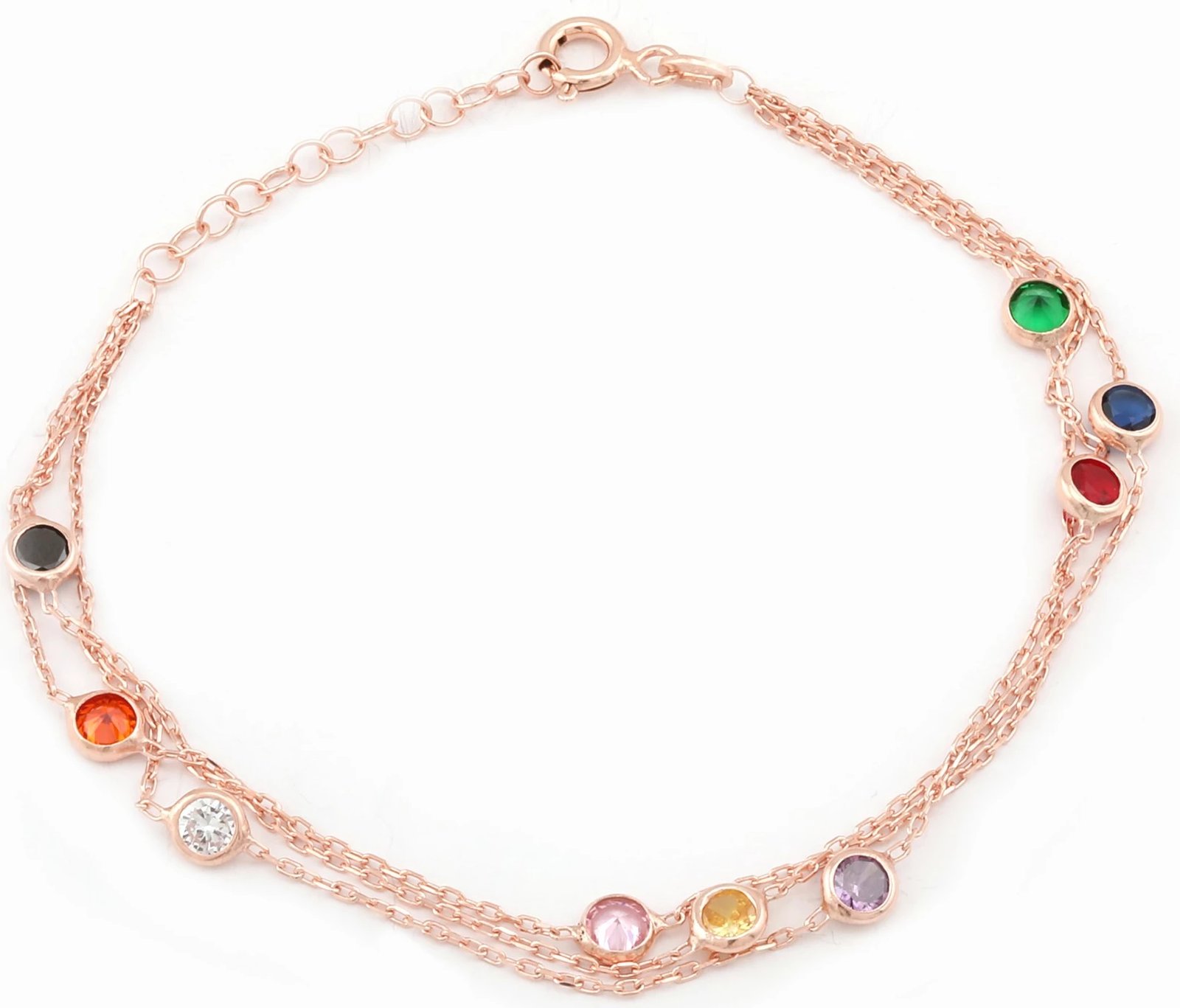 Byzylyk argjendi, ngjyrë rozë e artë, Jumeon, 10520ROS