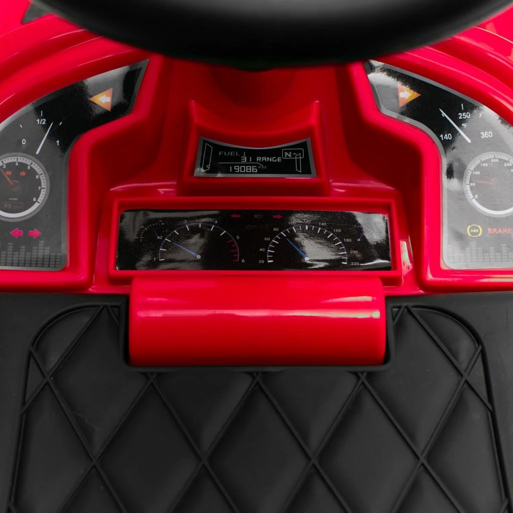 makinë ecëse për fëmijë, Baby Mix, RACER, 12m+, ngarkesa 25 kg, me panel zëri, e kuqe