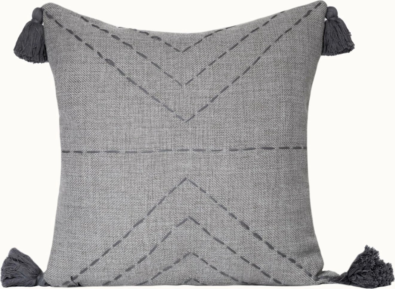 Jastëk dekorativ, ngjyrë gri, Aspen, Evila Originals
