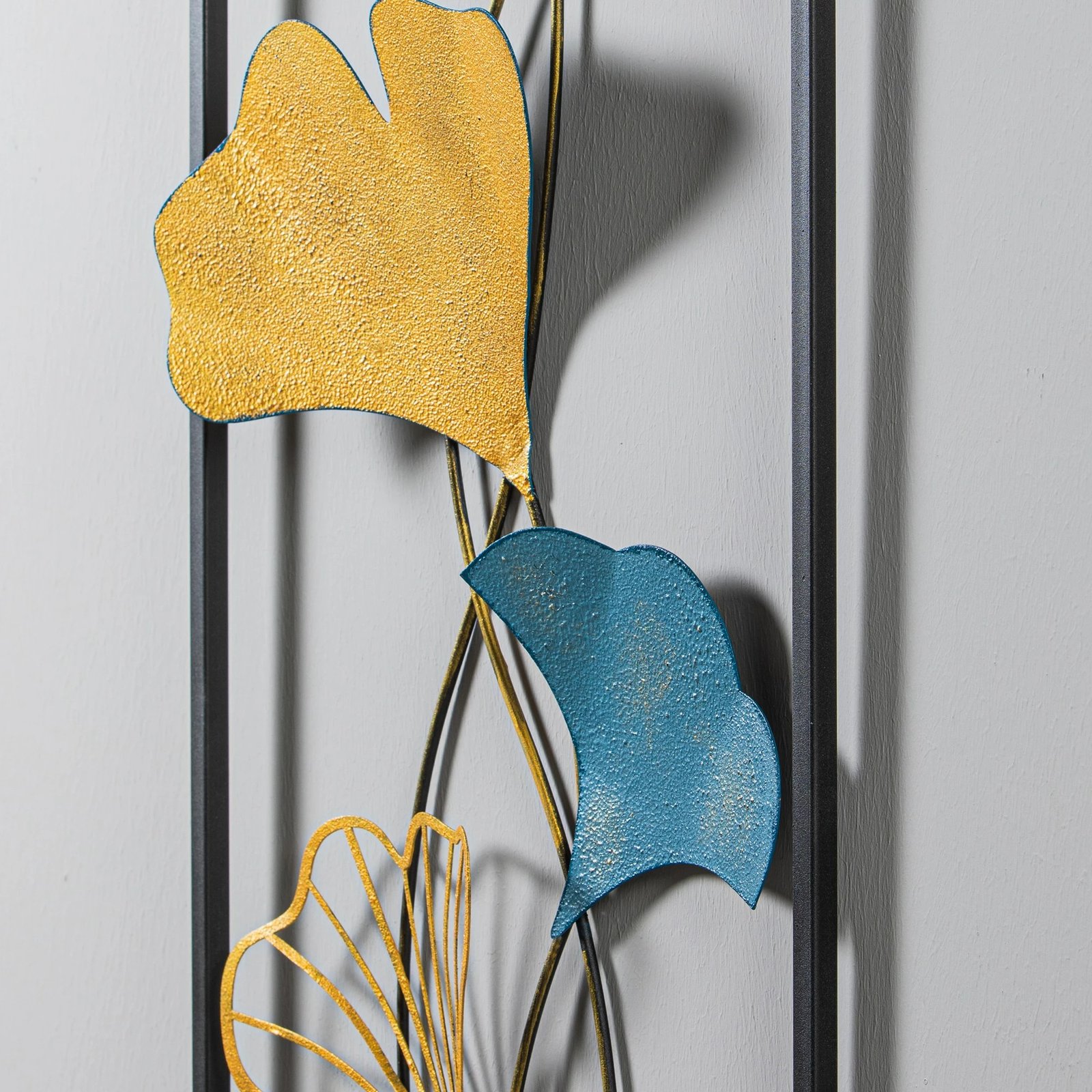 Aksesor dekorativ metalik për mur Wallity, Nadide - 1
