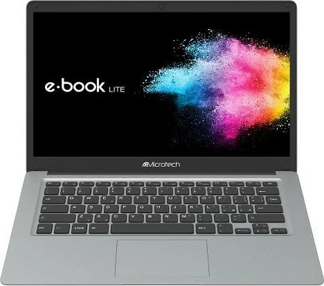 Laptop Microtech e-Book Lite EBL14C/W3, Gri (Italian Keyboard)