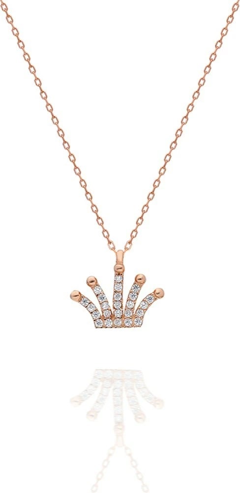 Qafore argjendi, Jumeon, TRDYL390, ngjyrë rozë ari dhe e bardhë