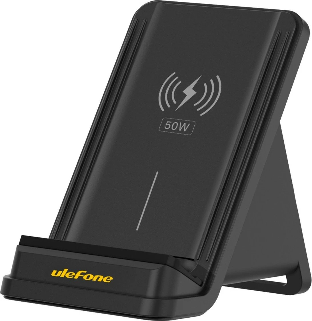 Karikues induktiv Ulefone WCS01, 50W, Docking Station, USB Type-C, Zi