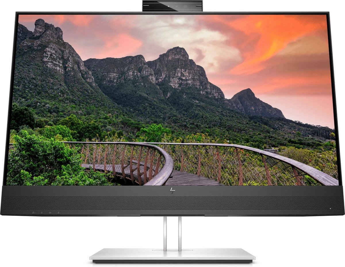 monitor HP 40Z29AA (40Z29AA#ABB) QHD 27" IPS 75Hz me kamerë, altoparlantë dhe mikrofon silver