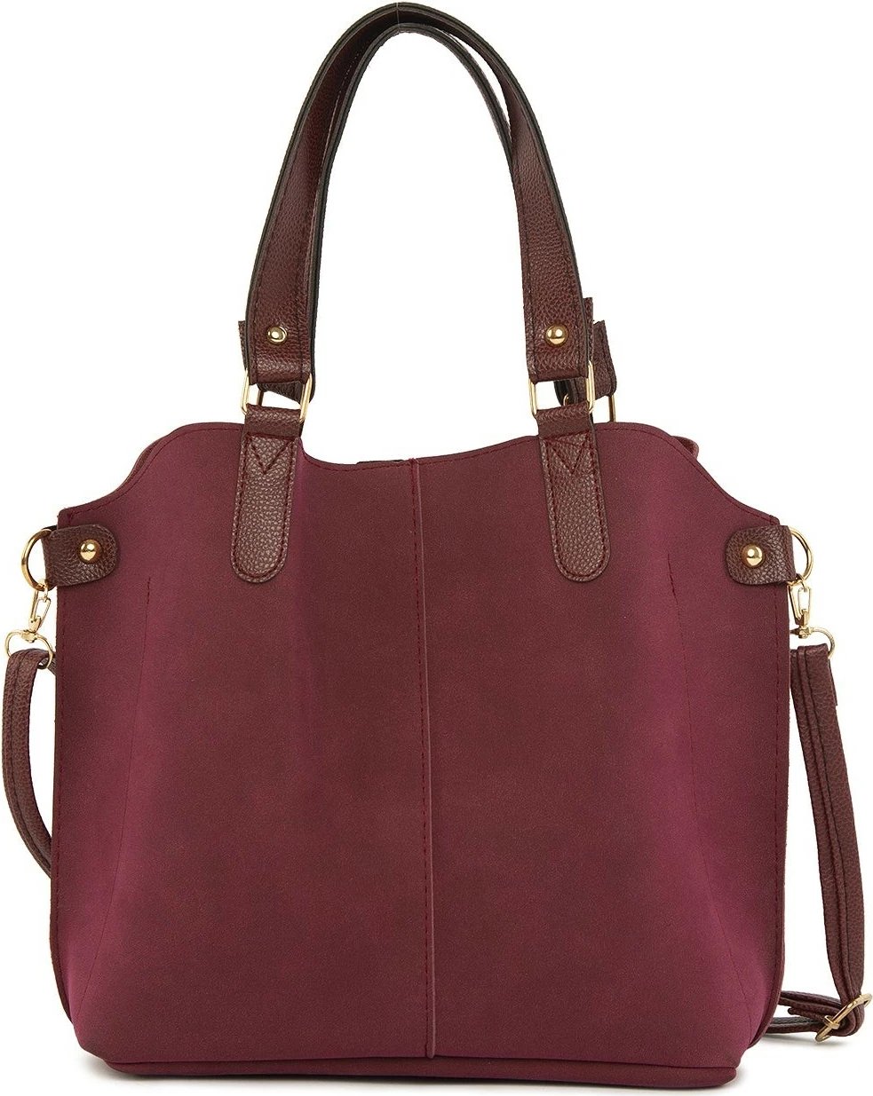 Çantë shpatullës, ngjyrë e kuqe Claret, Zoozie Bags, 3554 - 46096