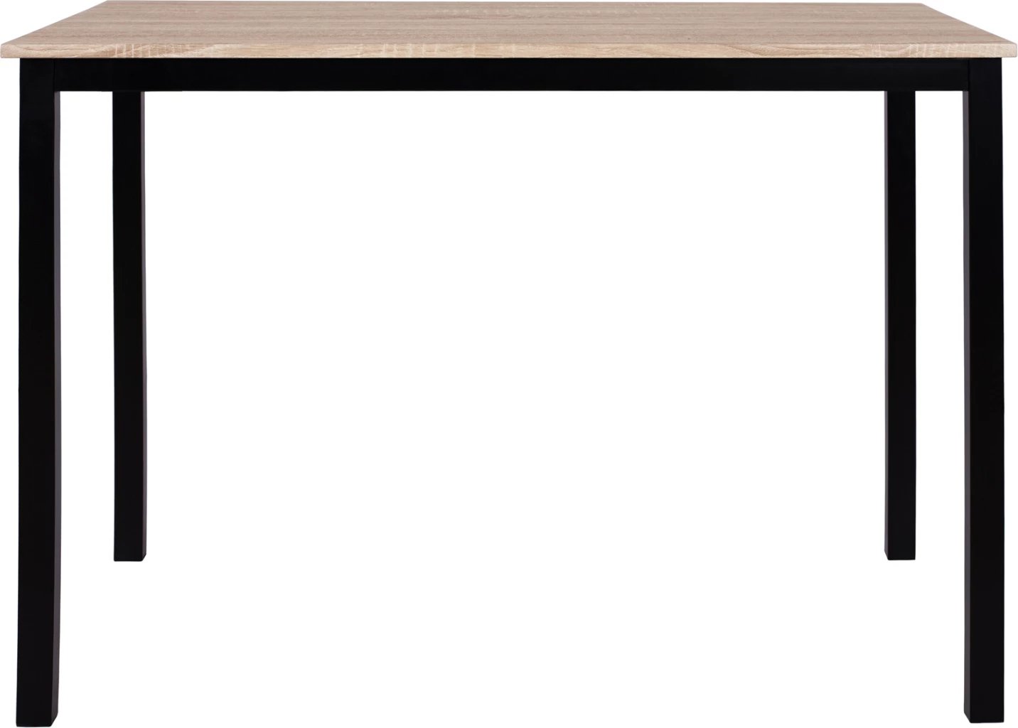 Tavolinë ngrënieje PANYA FH8332, 110x70x76, sonoma, këmbë të zeza