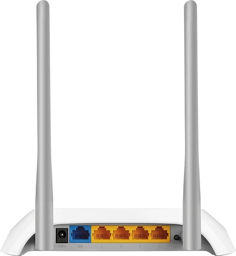 Router Wi-Fi TP-LINK WR850N, 300 Mbps, 2 antena, Bardhë/Gri