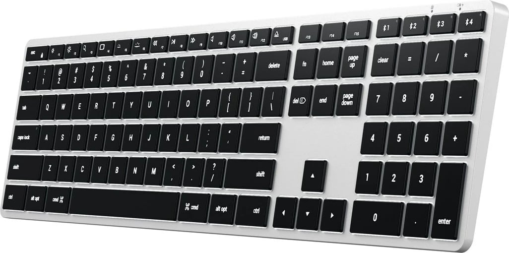 Tastierë wireless Satechi Slim X3 me numpad, Bluetooth, USB Type-C, alumini, anglisht