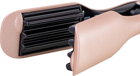 korrugator flokësh, Adler CR 2323, 5 nivele 130–210°C, pllaka qeramike 4.5×8.5 cm, dhëmbë 7 mm, fikje automatike