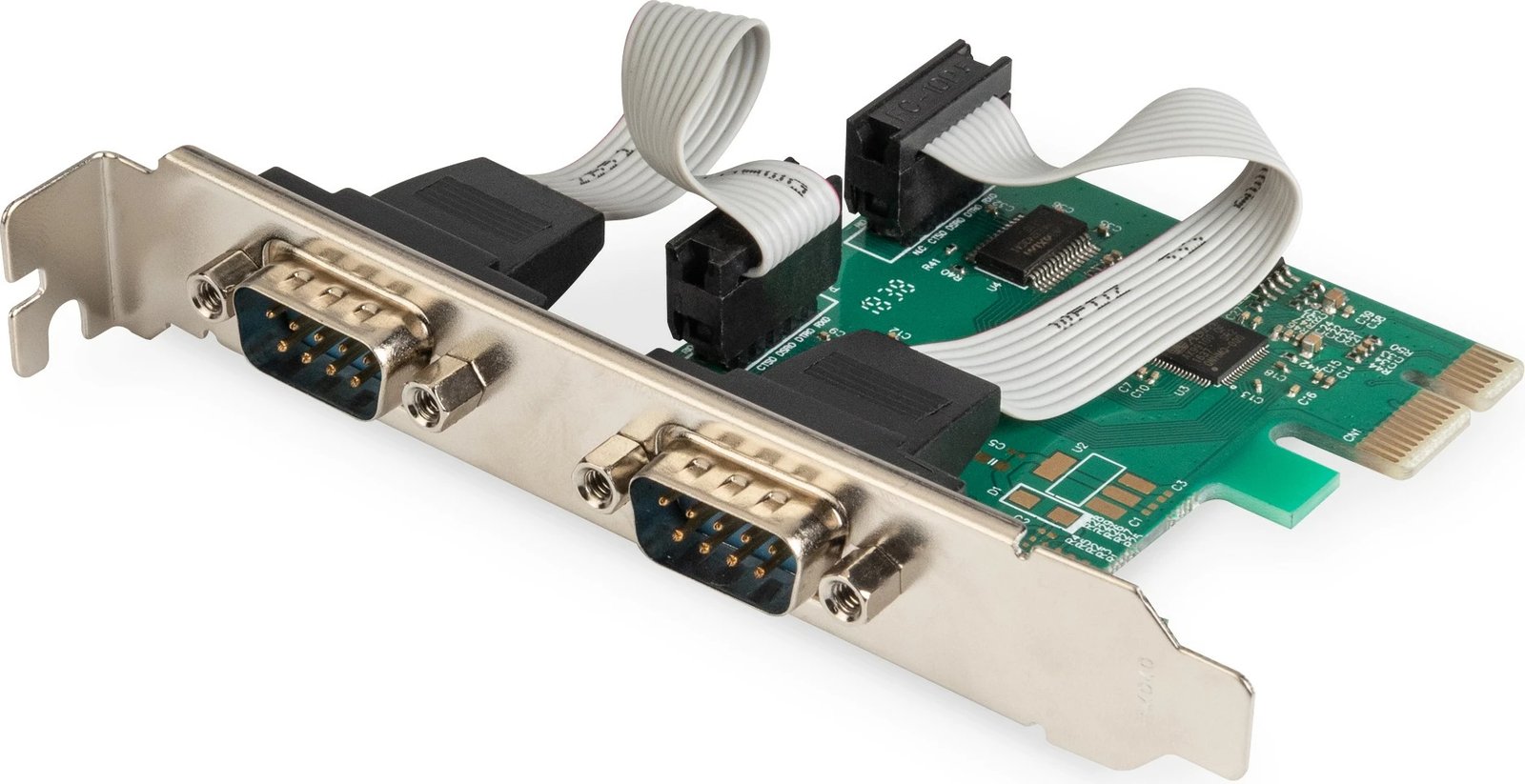 Kartë ndërfaqe PCI Express Digitus 2-portë, seriale RS232
