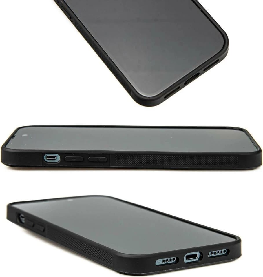 Mbështjellës Bewood Unique Turquoise për iPhone 15 Plus, dru dhe resinë, gjelbër, e zezë, turquoise