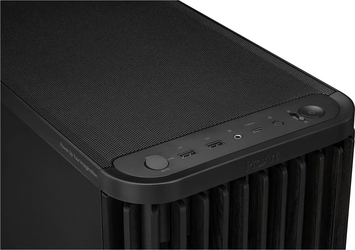 Kasë ASUS ProArt PA401 Wood METAL PWM, Black