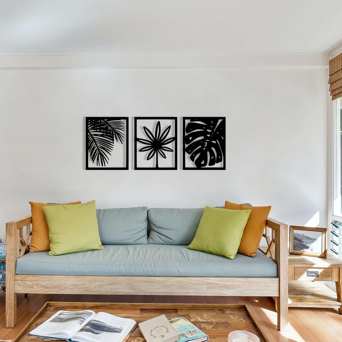 Aksesor dekorativ metalik për mur Wallity, Mutena