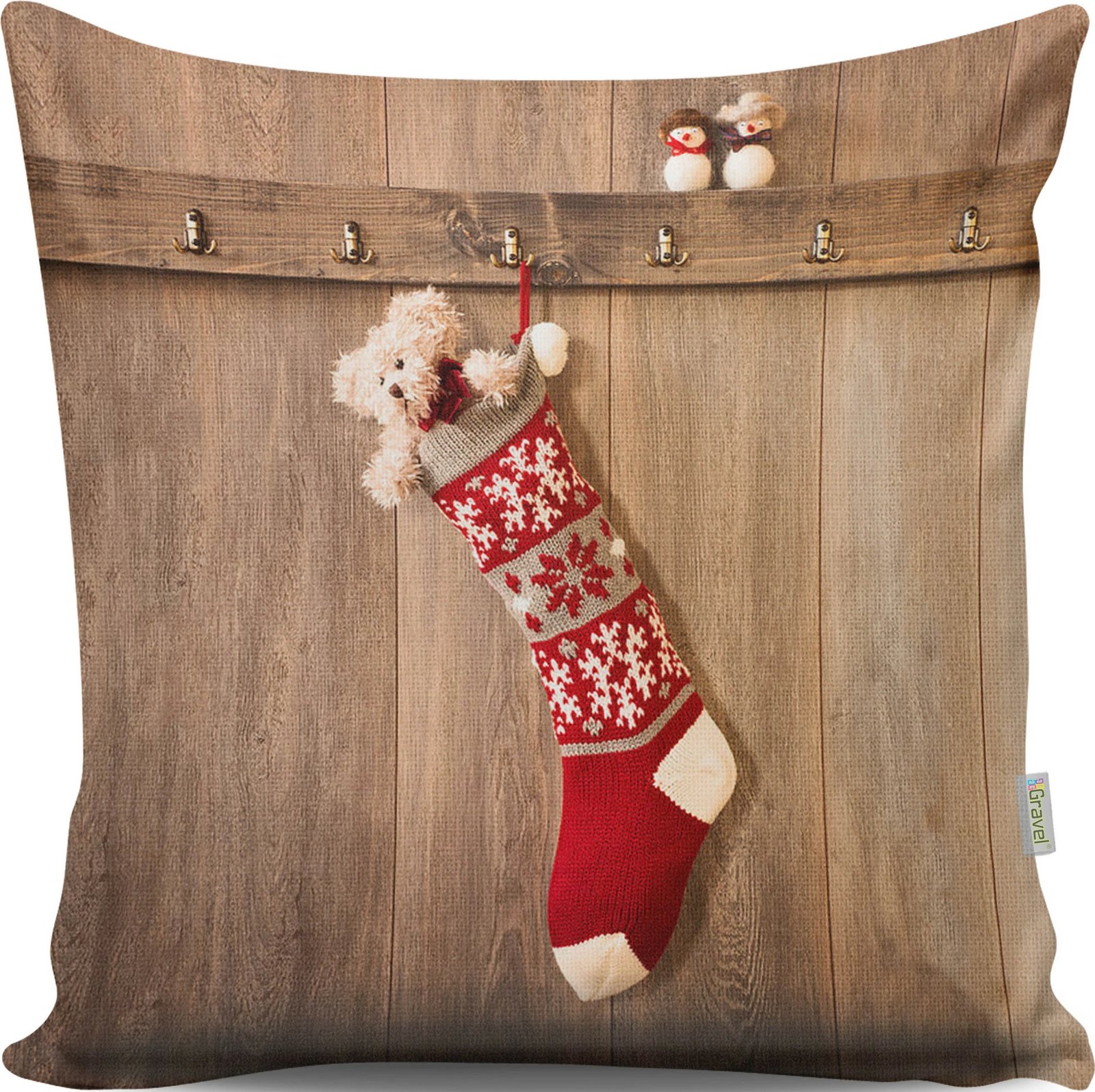 Jastëk dekorativ Evila Originals, shumëngjyrësh, A13025, 43x43cm