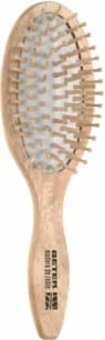 Furçë për flokë unisex Beter Cushion Brush Wooden Round-Tip Bristles dru