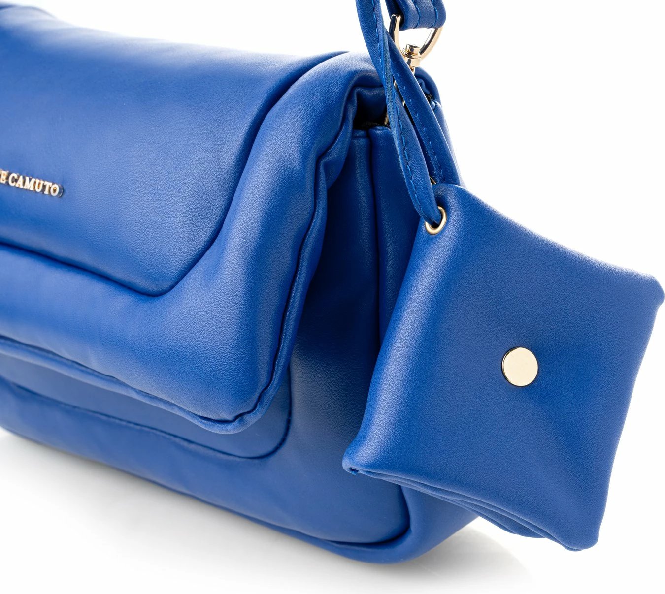 Çantë shpatulle Vince Camuto, ngjyrë sax blue, Genoa