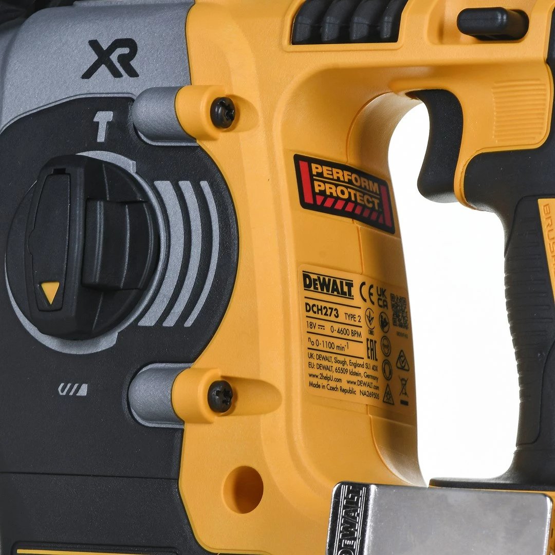 Çekiç rrotullues DeWalt DCH273N-XJ, 2.5 kg, Verdhë