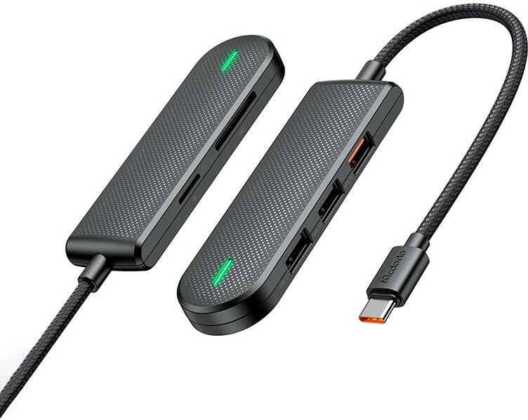 Hub USB-C Mcdodo HU-1430 5në1, Gri