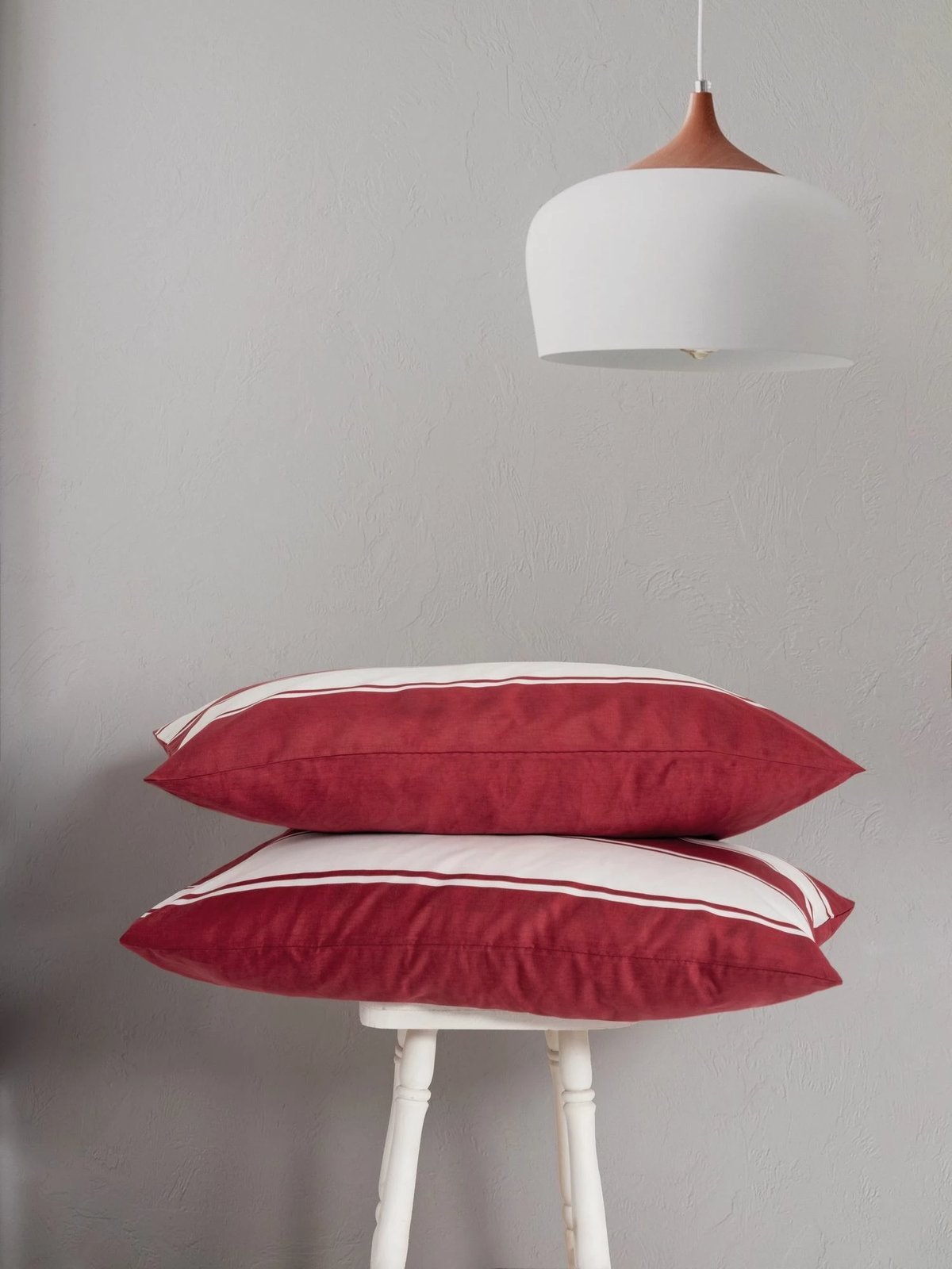 Set mbulesë jorgan XXL njësh, ngjyrë e kuqe dhe e bardhë, L'essentiel, Jolly