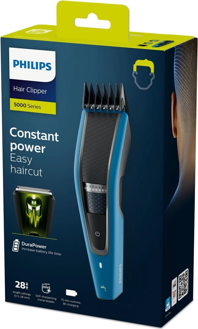 Makinë prerëse për flokë Philips HC5612/15, e kaltër 