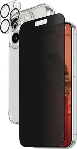 Mbështjellës PanzerGlass Privacy Bundle 3in1 për iPhone 15 Pro Max, Transparent