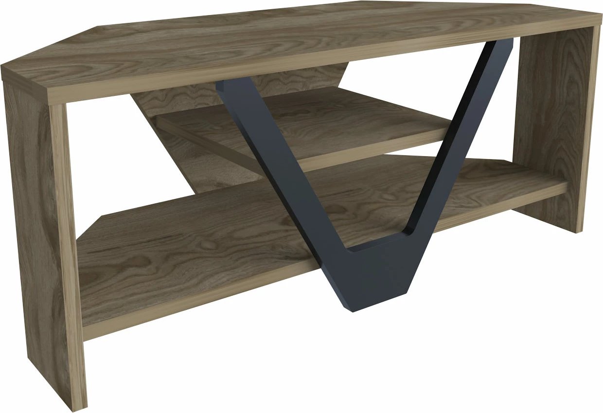 Komodë TV Hanah Home, Karin, ngjyrë arre, e zezë