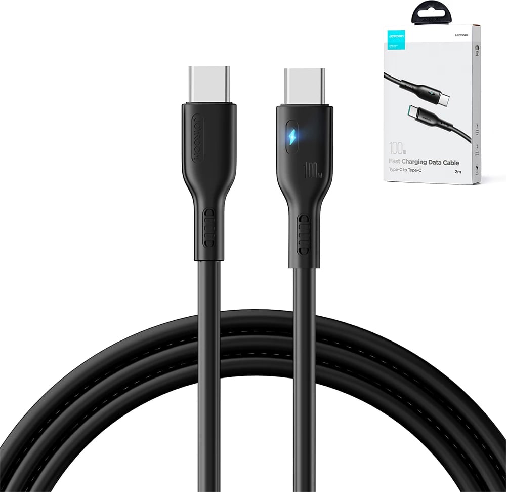 Kabllo USB-C/USB-C Joyroom Premium Series A13, 2m, 100W, e zezë