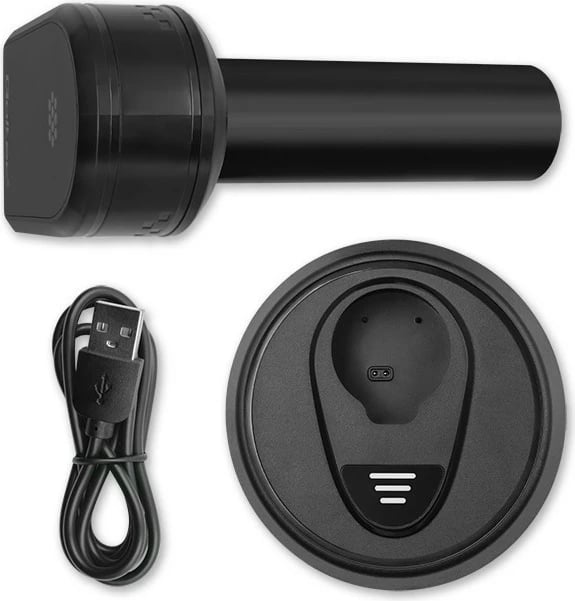 Lexues barkodash Qoltec 50878 me stacion dokimi, 1D/2D, i zi/portokalli