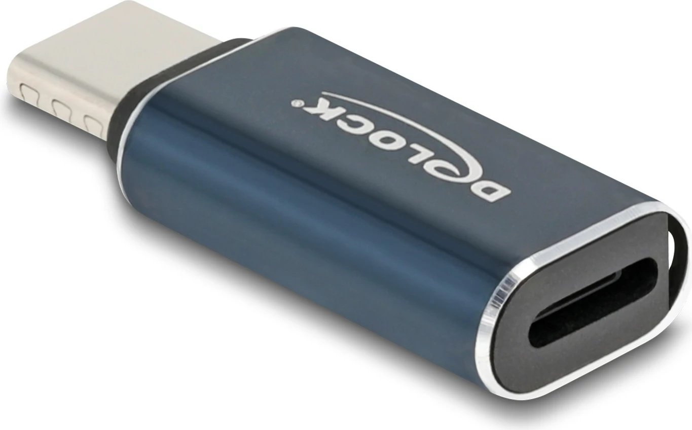 Adapter DeLOCK USB-C në Lightning, 35W, anthracite