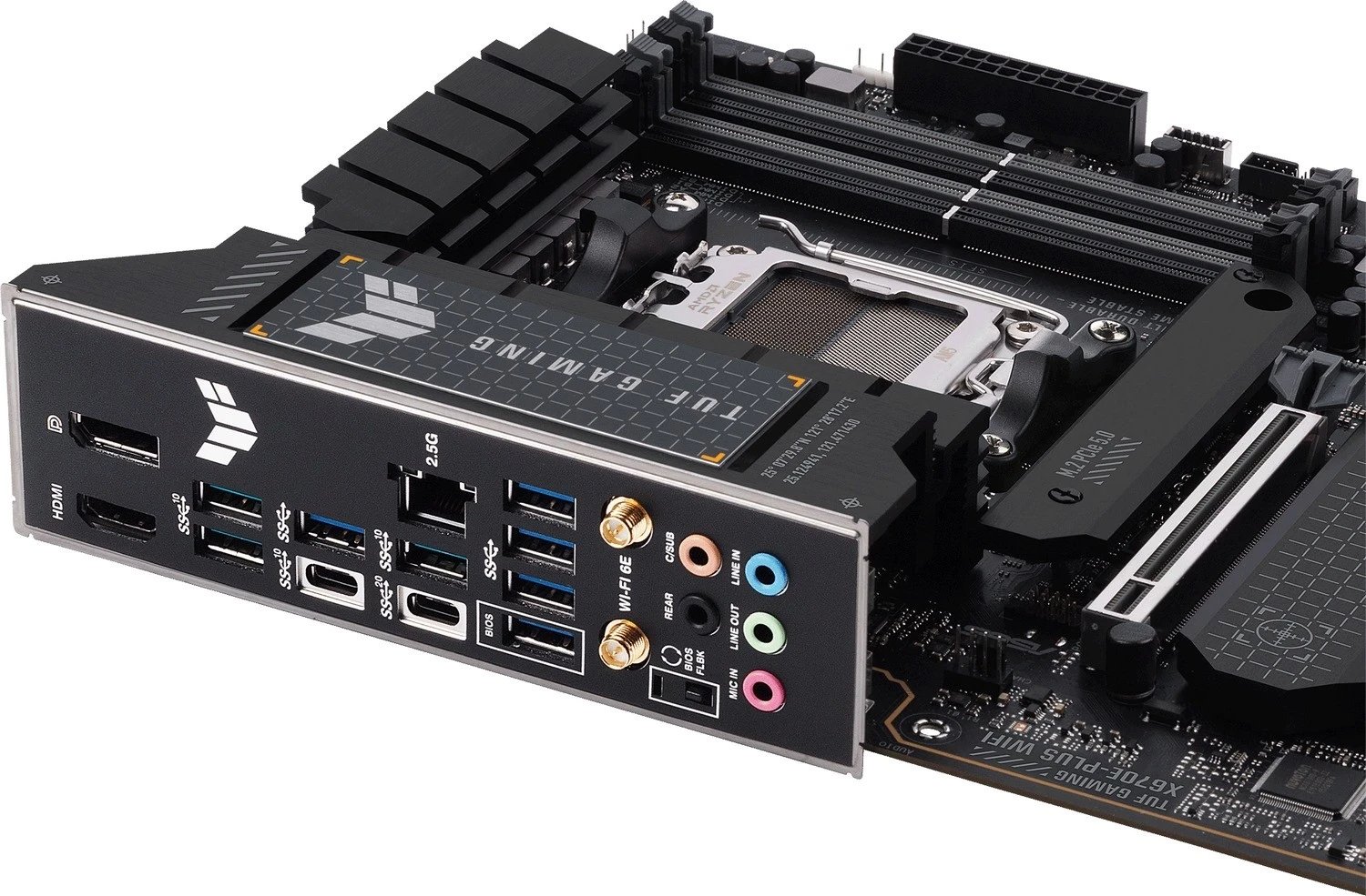Pllakë amë Asus TUF Gaming X670E-PLUS WIFI (DDR5) - AMD X670 Pllakë amë Asus TUF Gaming X670E-PLUS WIFI (DDR5) - AMD X670