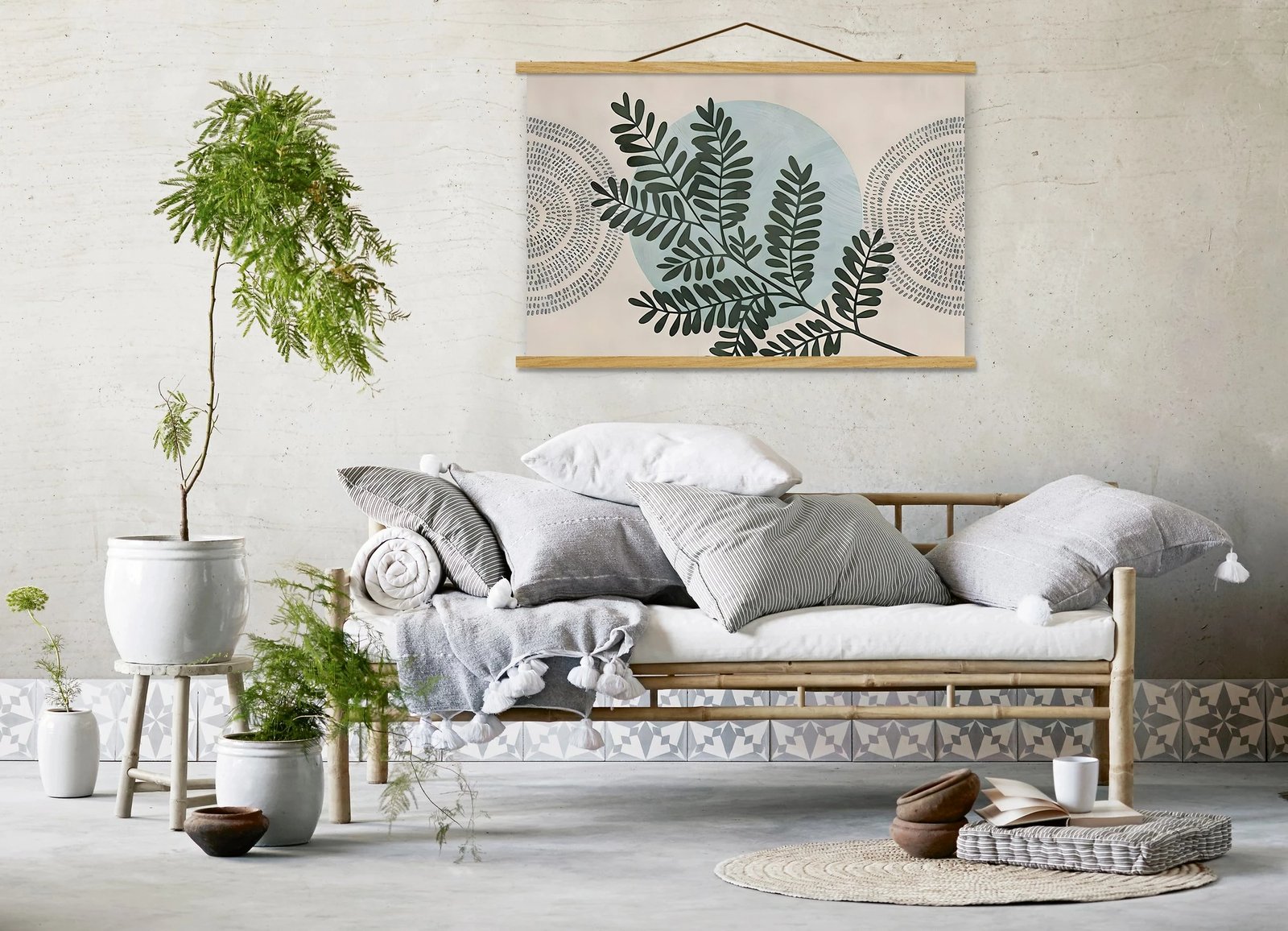 Pikturë dekorative me kornizë, shumëngjyrëshe, Wallity MRG04, 50x70cm