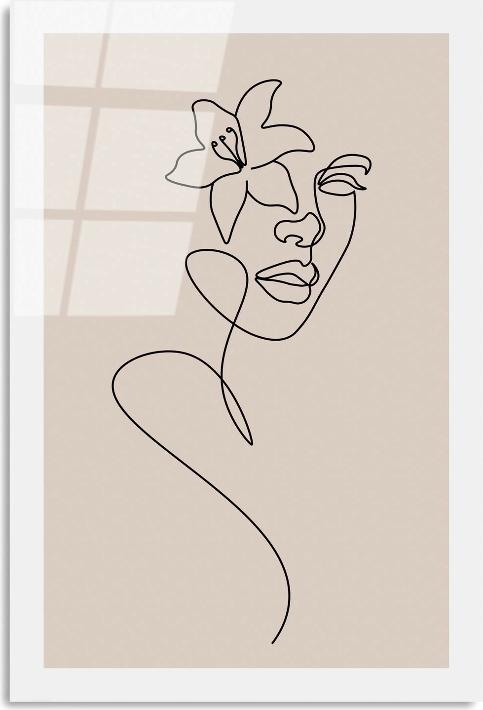 Pikturë dekorative prej xhami të temperuar, Wallity, UV-1036, 30x45cm