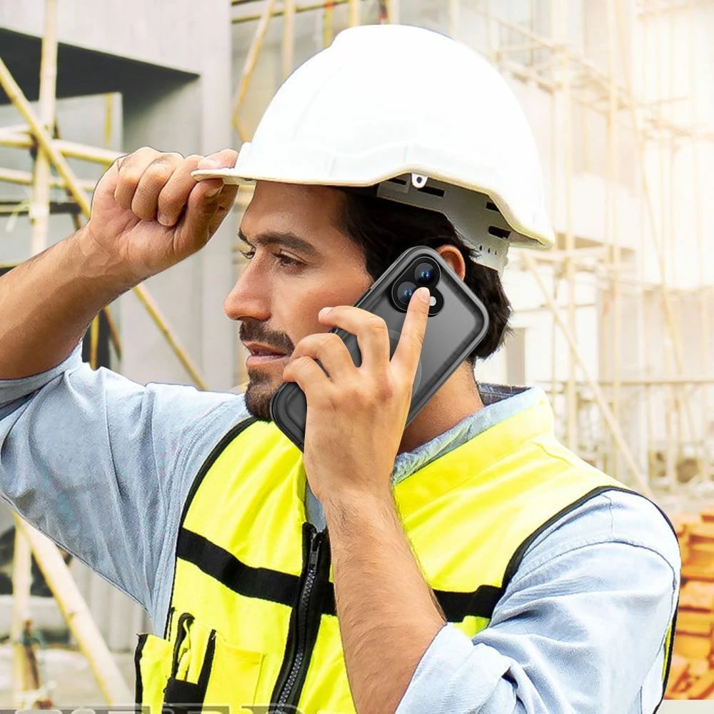 Mbështjellës Tech-Protect ShellBox MagSafe IP68 për iPhone 16 Pro, i zi