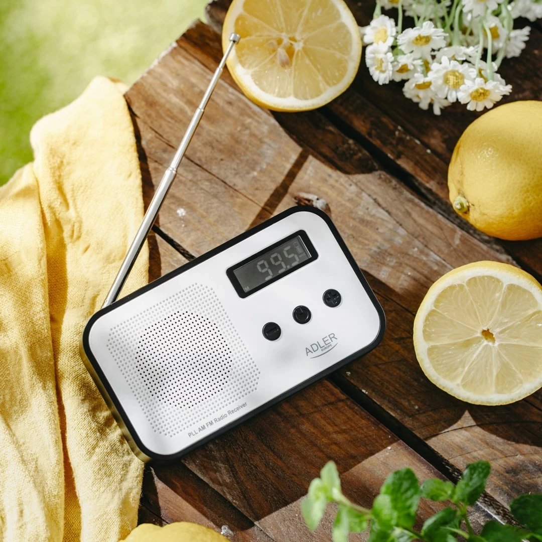 Radio Adler AD 1907, Portativ, Bardhë