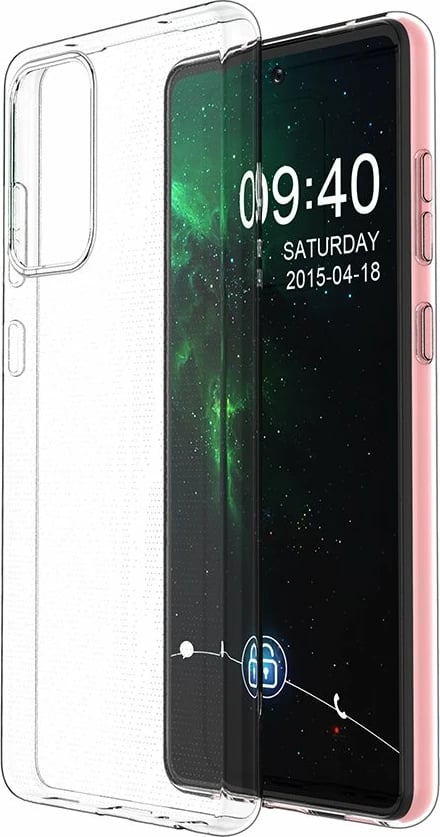 Mbështjellës Hurtel Ultra Clear 0.5mm për Samsung Galaxy A72, Transparent
