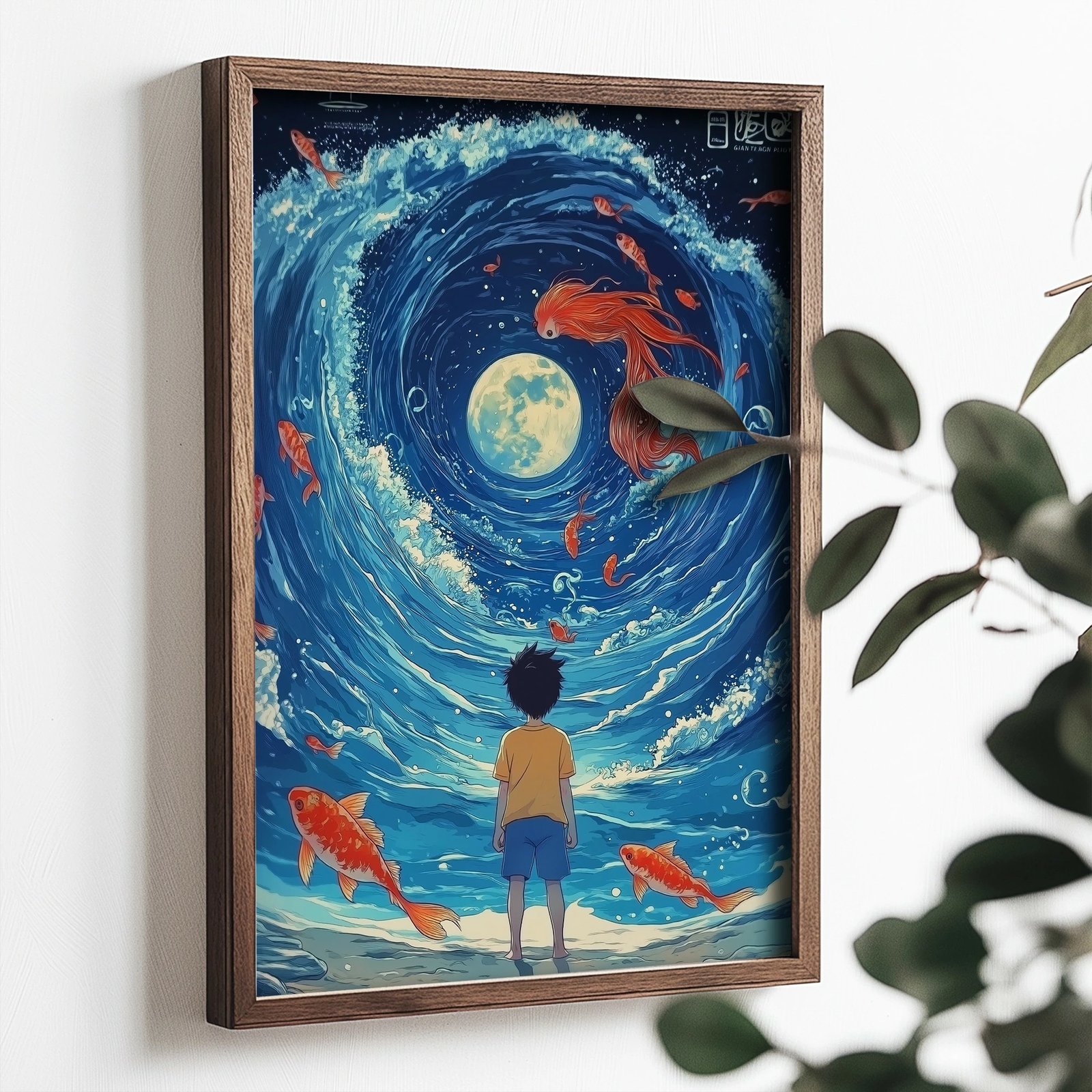 Pikturë dekorative me kornizë MDF, shumëngjyrëshe, Wallity, TUN109-XL, 50x70x3.5cm