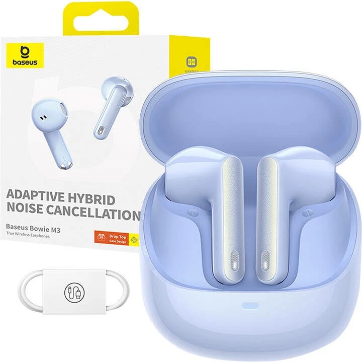 Kufje TWS Baseus Bowie M3, Bluetooth 5.3, IP64, kaltër