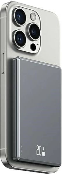 Powerbank USAMS USA001390, 5000mAh, MagSafe, Fast Charging PD 20W, Gri