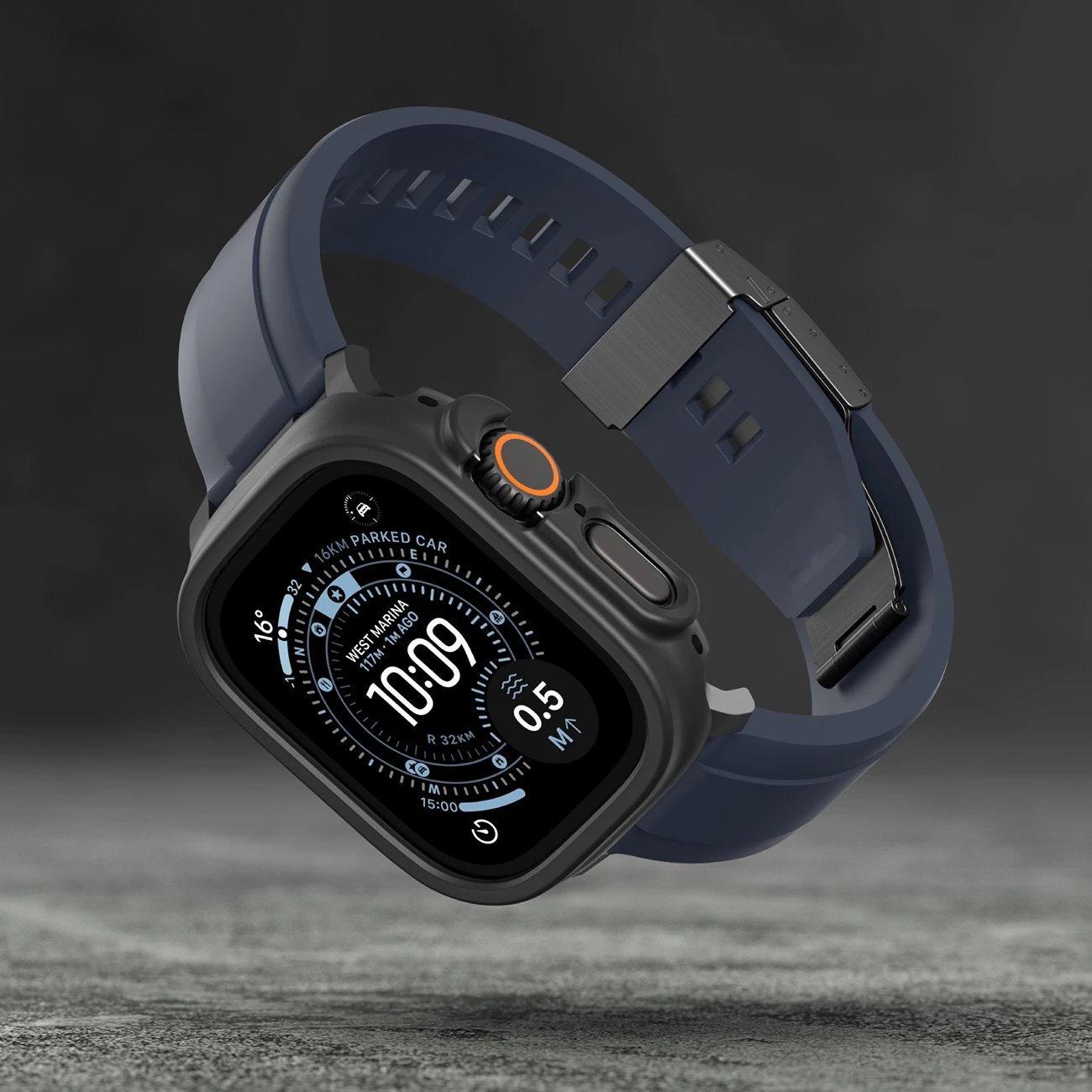 Mbështjellës mbrojtës për Smartwatch, AmazingThing, Minimal Case, për Apple Watch Ultra 3 49 mm, i zi