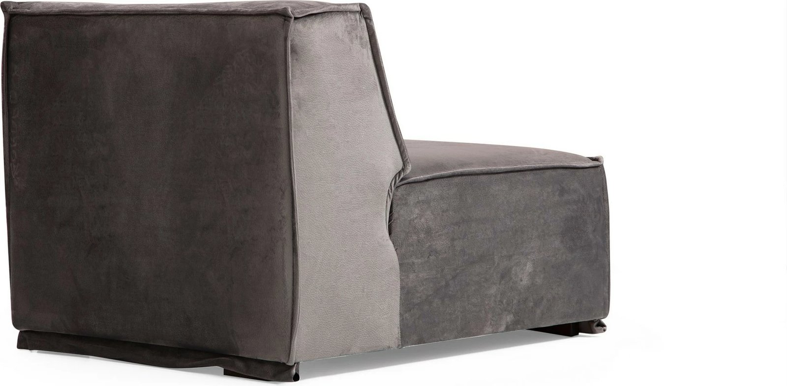 Kënd-sofë Atelier del Sofa, Lego Corner 3 (L1-O1-C-O1-1R), ngjyrë gri