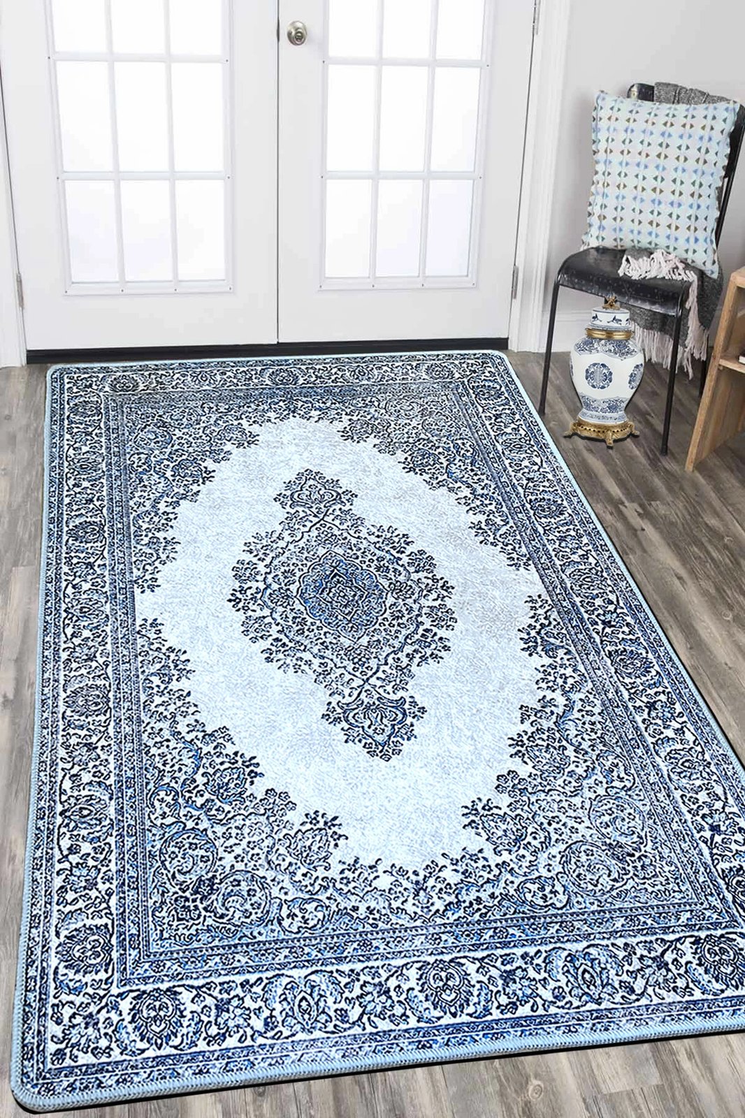 Qilim për korridor, ngjyrë kaltër, Conceptum Hypnose Ontario, 80x100cm