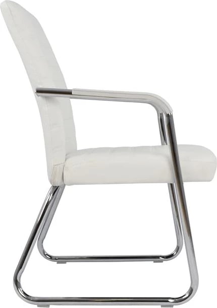 Karrige konferencash FH1021.02 e bardhë 55,5x67,5x94 cm, set prej 4 copash