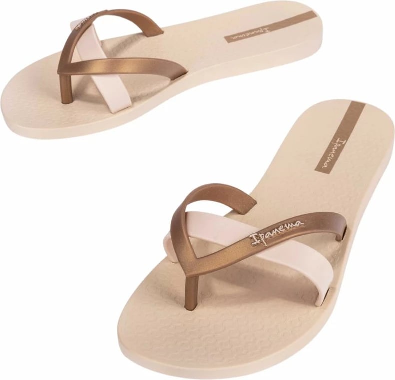 Flip-flops femra Ipanema, bezhë
